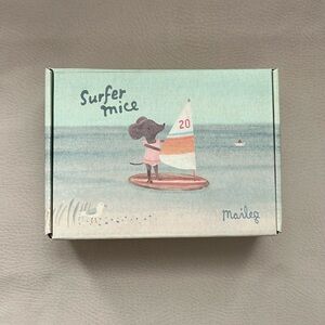 Maileg Little Sister Surf Brown Mouse